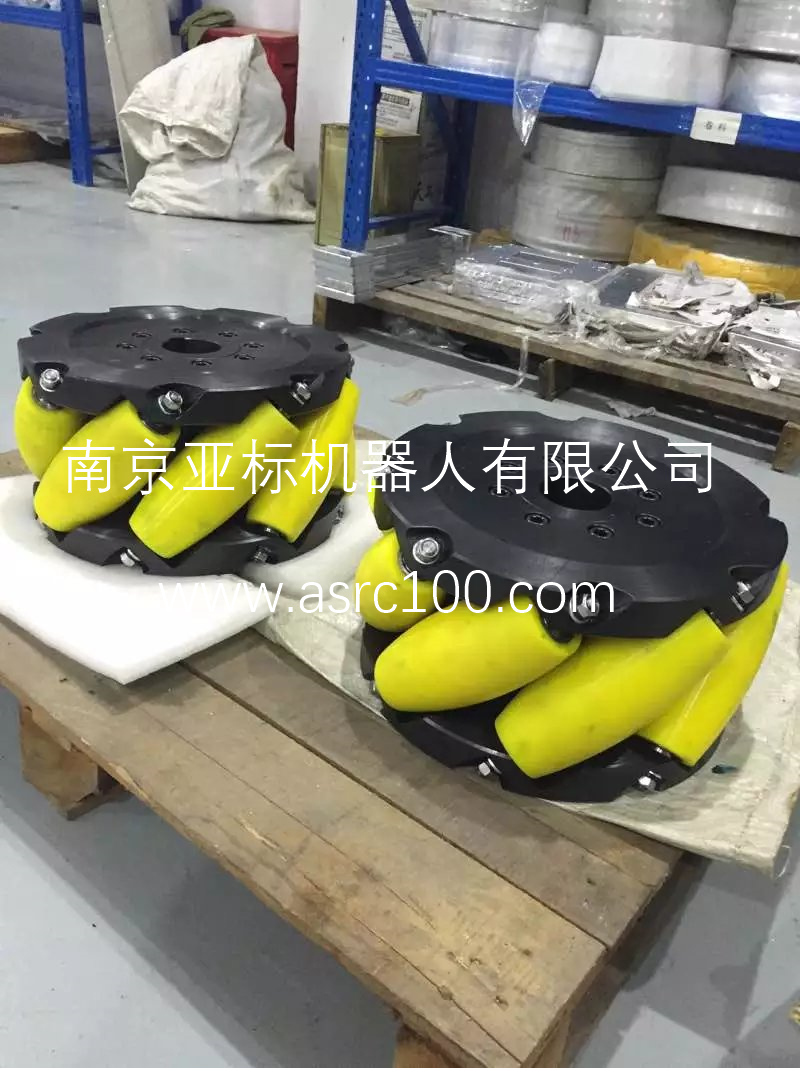 一組4個 14寸(355mm)中型麥克納姆輪 全向輪 AGV輪