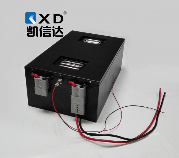 凱信達：AGV自動搬運車 機器人電池48V50AH磷酸鐵動力電池組