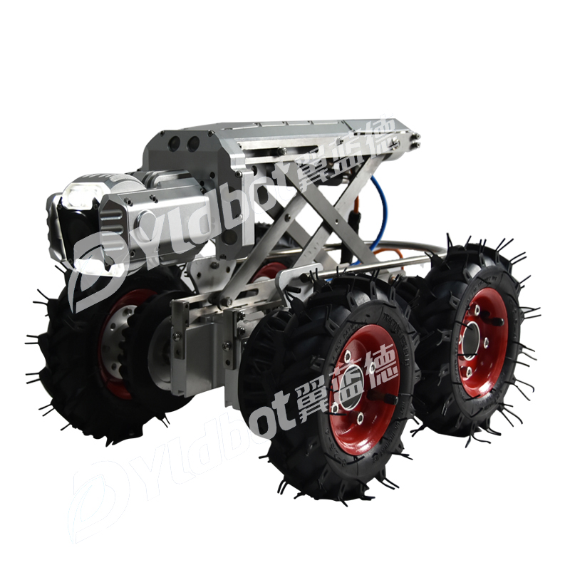 高清管道cctv檢測，小型管道爬行機器人，www.landrobots.com