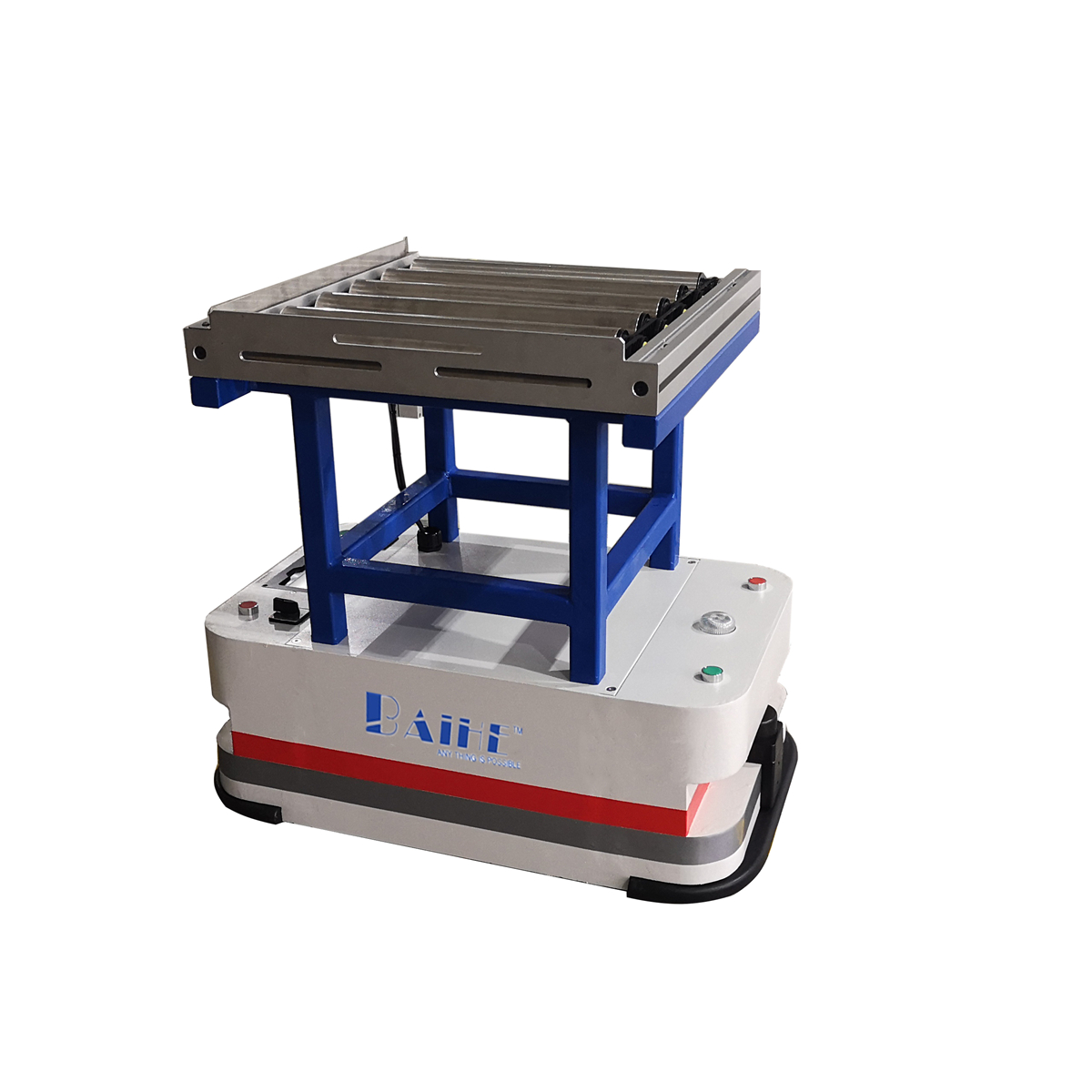 百禾工業(yè)  單驅(qū)雙向滾筒對接型AGV