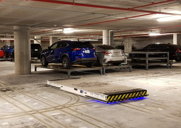 自動引導車輛停車系統