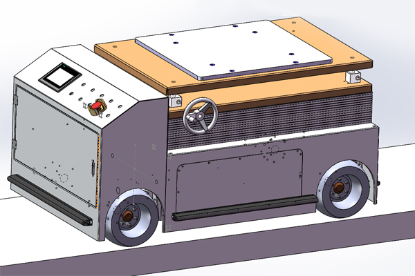 新能源車電池更換小車