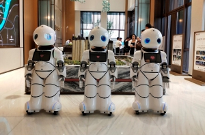靈動如仙 優(yōu)友U05機器人 大型仿生人形機器人 主持互動 迎賓接待 咨詢導(dǎo)覽