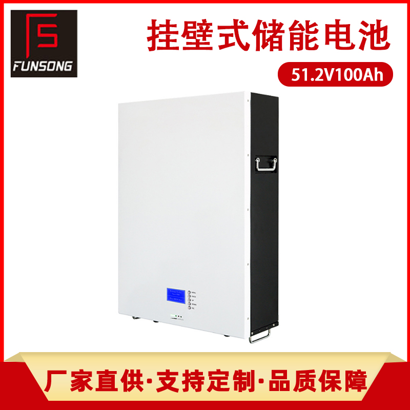 48V100AH掛壁式儲能鋰電池
