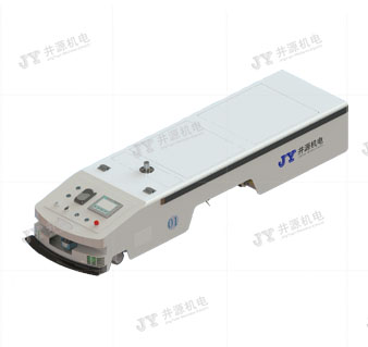色帶+二維碼導引潛入牽引型AGV