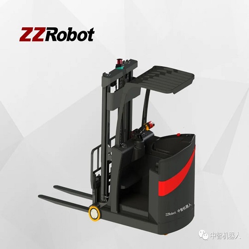 AGV平衡重型全自動(dòng)堆高叉車