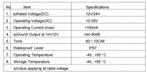 報警器ATS90P12-24V-01