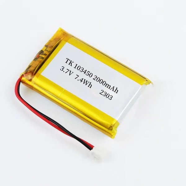 供應103450 2000mAh 聚合物鋰電池