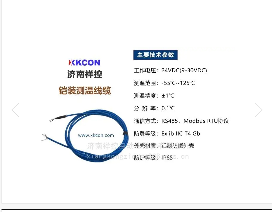 鎧裝測(cè)溫電纜