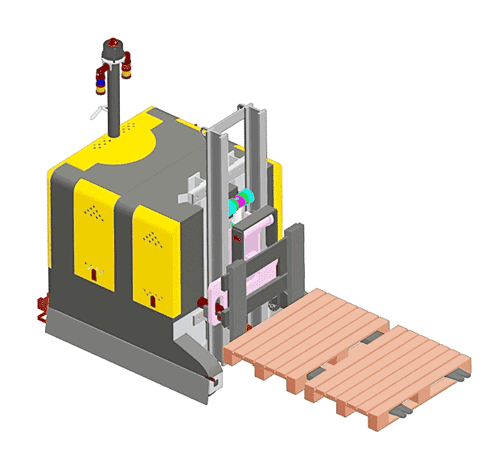 Elettric80：雙托盤激光導引車LGV for 2 pallets