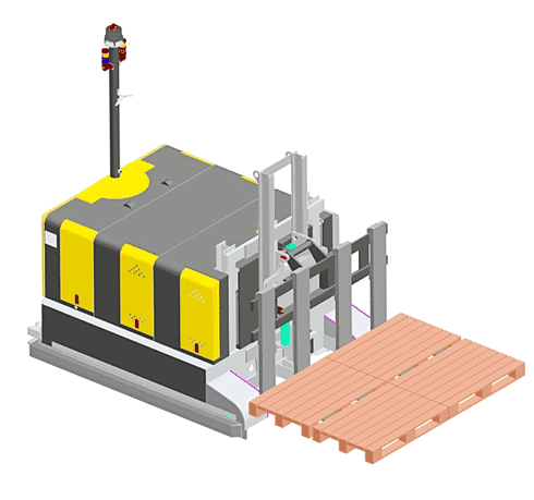 Elettric80：四托盤激光導引車LGV for 4 pallets