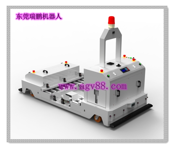東莞瑞鵬雙驅動雙向滾筒對接背負型AGV RP-GT-1TSQ-CS01